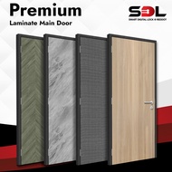 HDB & BTO Main Door Premium Laminate Door, Main Entrance Door, Include Installation and Disposal