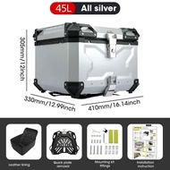 28L 32L 36L 45L 55L 65L 80L 100L อะลูมิเนียมอัลลอยรถจักรยานยนต์กล่องข้างกล่องใส่ของท้ายรถจักรยานยนต์