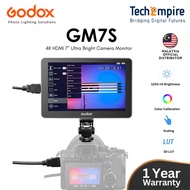 Godox GM7S 4K HDMI 7’’ Ultra Bright Camera DSLR Monitor 3D LUT Touch Screen IPS FHD 1920x1080 Video 