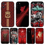 for Huawei P10 P20 P30 Lite Pro Y5P Y6P Y7A Y8P Liverpool FC【Q10】 9Y10 Fashion Black TPU Soft Silico