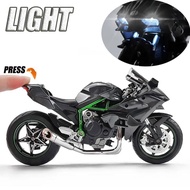 1:12 Alloy Kawasaki Ninja H2R Motorcycle Model Toy H2R 17.6*9*5.6cm Cool Motorbike Toy Ninja C2W2
