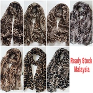Printed leopard shawl Tiger Design Printed Scarf Cotton Shawl