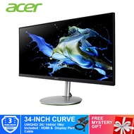 Acer 34-Inch CB342CK IPS UltraWide QHD resolution 3440 x 1440 1MS UM.CB2SM.001 With HDMI+USB Cable+F