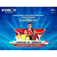 Terlaris Paket Gibol K Vision Paket Timnas Asian Games Sepak Bola