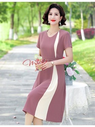 Đầm dự tiệc trung niên nữ cao cấp V55 - Váy công sở cho mẹ - Thời trang trung niên sang trọng bigsiz