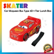 [SKATER] Car Mcqueen Bus Type 3D 1-Tier Lunch Box 310ml DLB7