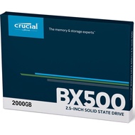 Crucial 2TB BX500 SATA III 2.5inch Internal SSD - Read 540MB/s Write 500MB/s