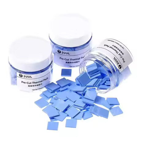 100pcs 2uul Heat Conducting Silica Gel Sheet for Mobile Phone Motherboard Chip NAND CPU Coling Fin P