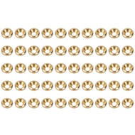 50 pcs Countersunk Washer, Copper Finishing Washers, Countersunk Cup Shim for M3 M4 M5 M6(M3)
