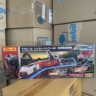 多美卡982142普樂路路電動火車-恐龍搬運車含恐龍玩具