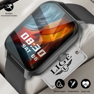 LIGE Jam Tangan Men Smart Watches Sport Waterproof Heart Rate Blood Pressure Fitness Bracelet Call T