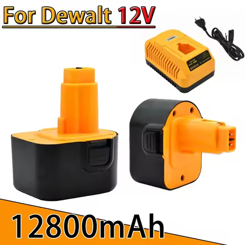 12V 12800mAh Tool Battery for Dewalt DC9071 DE9037 DE9071 DE9075 DW9071 DW9072 DW9074 DC727 DC756 DC