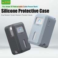 Protective Silicone Case for Anker Nano A1685 S1 45W 10000mAh Power Bank – Shockproof Cover with Inf
