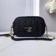 Chris 精品代購 COACH 寇馳 31459 新款女士頭層牛皮菱格相機包 單肩斜背包  時尚精品  美國代購