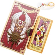 60pcs Anime Clow Cards for Cardcaptor Tarot Cards Cosplay Prop,Kinomoto Magic Book Set New in Gift B