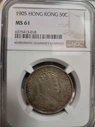 稀有1905年香港半圓NGC M61