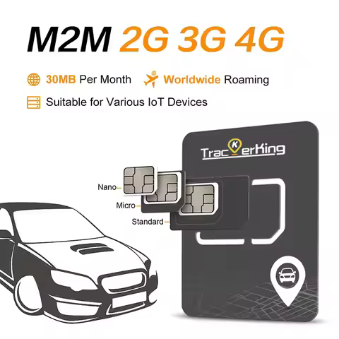 4G Sim Card Global Romaing Smart M2M IOT Card For GPS Tracker 360MB data 1 Year SIM Card For Operato