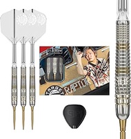 Target Japan Prime Series Raptor G5 90% Tungsten K-Flex Swiss Point Steel Tip Darts Set, 21G | Joji 