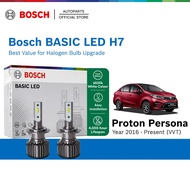 BOSCH BASIC LED H7 Halogen Headlight Retrofit Bulb for Proton Persona (BH) VVT 2nd Gen Year 2016 - P