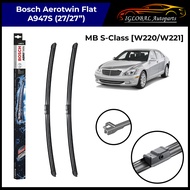 Mercedes-Benz S Class [W220/W221] A947S Bosch Aerotwin Flat Windscreen Wiper Set (27/27")