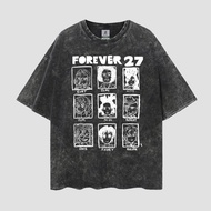 Forever 27 Club Vintage Style Oversize Washed Tee