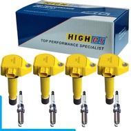 Ignition coil spark plug Fit Honda Civic 1.8L DX-G LX-S EX-L EXS GX CRV RE1 ACCORD CP1 STREAM RN6 RN