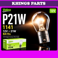 Valeo 1141 P21W 12V BA15S (1 Pcs) Signal Bulb Brake Light Bulb 7506 Bulb Mentol Signal Kereta