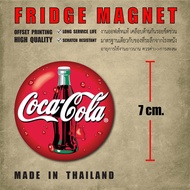 magnet coca cola แม่เหล็กติดตู้เย็น โค้ก งาน offset แท้ เคลือบด้านกันรอยขีดข่วน เนื้องานคุณภาพแบบเดี