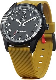 Kue &amp; Cue Smile Solar RP20J005 Analog Watch, Solar, Waterproof, Urethane Strap, Khaki, Khaki, watch