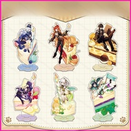 PS3 Genshin Impact 4th anniversary Acrylic Plate Holder gift for girlfriend Game peripherals Collect