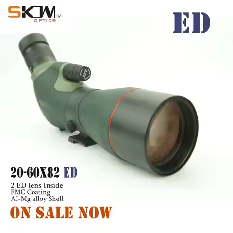 SKWoptics-Ultra HD Terrestre Spotting Scopes, ED Telescope, 20-60x82