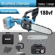 Mekitor cordless chainsaw gergaji elektrik bateri electric mini chainsaw cordless chain saw battery 