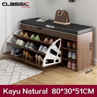 KAYU Minimalist Multifunction Shoe Cabinet/Shoe Cabinet With Sofa Seat/Wooden Shoe Cabinet/ Shoe Rac