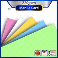 Ready Stock Manila Card 1pc 220Gsm 20”x25” /Kad Manila (Mix light）