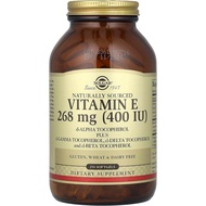 Solgar Vitamin E, d-Alpha Tocopherol Plus d-Gamma Tocopherol, d-Delta Tocopherol and d-Beta Tocopher