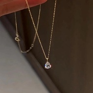 Pendant Chain Hundred Korean Necklace Feel Tears Spring Summer Water Drops Mermaid Hanging Cool Seri