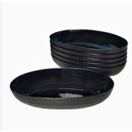 ASS JAPANESE OVAL PLATES SUSHI PLATES JAPANESE STYLE RAMEN PLATES NICE AESTHETIC BLACK PLATES OVAL R