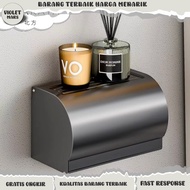 Wall Tissue Holder Hanging Tissue Holder Full Cover Bathroom Tissue Roll Holder