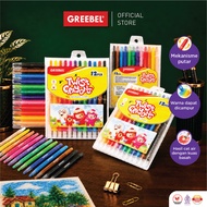 GREEBEL Twist Crayon 12-Color Twist Crayon/ Greebel Twist Crayon/ Crayon for Kids Non Toxic