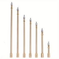 Car Tire Inflation Brass Extension Rod Metal Inflation Extension Rod Unicycle Tire Inflation Rod Ext