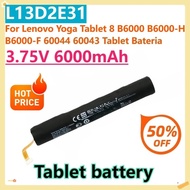 For Lenovo Yoga Tablet 8 B6000 B6000-H B6000-F 60044 60043 Tablet Bateria 3.75V 6000mAh L13D2E31 L13