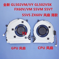 Laptop CPU Cooling Fan for ASUS GL502VM/VY/VSK FX60VM FX60V S5VM S5VS ZX60