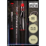 Rod ML 5.5 feet/6 feet Dan 7 feet carbon FIBER /spinning/ fishing rod/ Batang pancing/bottom/ spinin