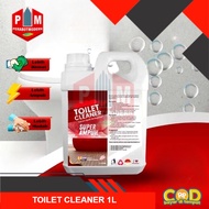 TOILET CLEANER 1 Liter Liquid Bathroom CLEANER WC Toilet Ceramic Devilless Powerful Removes Stains