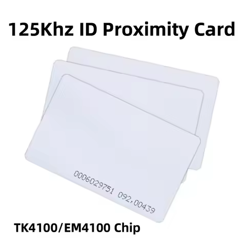 10pcs Access Control Card RFID Card 125KHz EM4100 TK4100 Smart Proximity Card RFID Tag Key for Acces