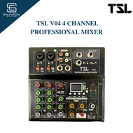 TSL V04 4 Channel Professional Mixer