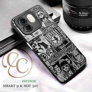 [CC08] SOFTCASE INFINIX HOT 50i | SMART 9 Glossy Shiny Glass Softcase | INFINIX Case | Cute Cool Cas