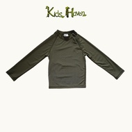 lullypop Boy Swim Top in Moss | UPF 50+ Swimsuit for Kid