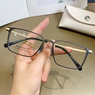 New Aviation Pure Titanium Business Ultra-light Frame Anti-blue Light Glasses Frame Retro Eyewear 90