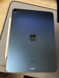Apple iPad Air5 (藍色) 64GB +Apple pencil+類紙膜